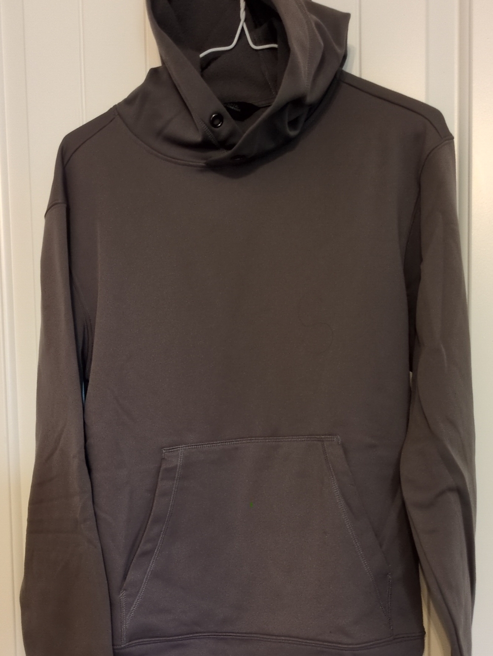 Women’s Dark Gray Hooded Pullover Sweatshirt